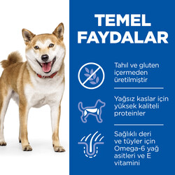 Hill's No Grain Medium Ton Balıklı Tahılsız Köpek Maması 2,5 Kg + Temizlik Mendili - Thumbnail