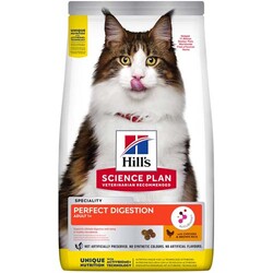 Hills Perfect Digestion Tavuklu ve Kahverengi Pirinçli Yetişkin Kedi Maması 1,5 Kg - Hills