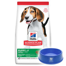 Hills Puppy Kuzulu Yavru Köpek Maması 14 Kg + Mama Kabı - Hills