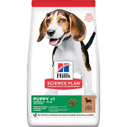 Hills - Hills Puppy Kuzu Etli Yavru Köpek Maması 14 Kg + 3 Adet Temizlik Mendili