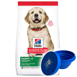 Hills Puppy Large Büyük Irk Tavuklu Yavru Köpek Maması 14,5 Kg + Mama Kabı - 10