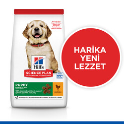 Hills Puppy Large Büyük Irk Tavuklu Yavru Köpek Maması 14,5 Kg + Frizbi Oyuncak - Thumbnail