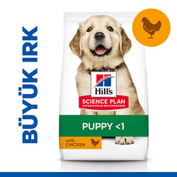 Hills Puppy Large Büyük Irk Tavuklu Yavru Köpek Maması 14,5 Kg + Top Fırlatıcı Oyuncak - Thumbnail