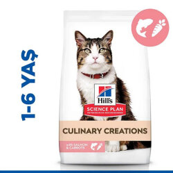 Hill's Culinary Creations Somonlu Havuçlu Kedi Maması 10 Kg - 5