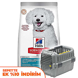 Hills Hypoallergenic Somonlu Küçük ve Mini Irk Köpek Maması 6 Kg + Moderna Odyssey Taşıma Çantası XS - Hills