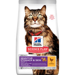 Hills Sensitive Stomach Skin Deri Hassasiyeti Tavuklu Kedi Maması 1,5 Kg - Hills