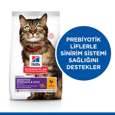 Hills Sensitive Stomach Skin Deri Hassasiyeti Kedi Maması 1,5 Kg 