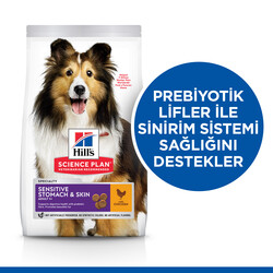 Hills Sensitive Stomach Skin Tavuklu Yetişkin Köpek Maması 2,5 Kg - Thumbnail