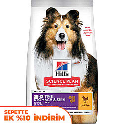 Hills Sensitive Stomach Skin Tavuklu Yetişkin Köpek Maması 2,5 Kg - Hills