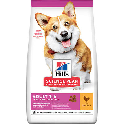 Hills Small&Miniature Küçük Irk Tavuklu Köpek Maması 1,5 Kg + Mama Kabı