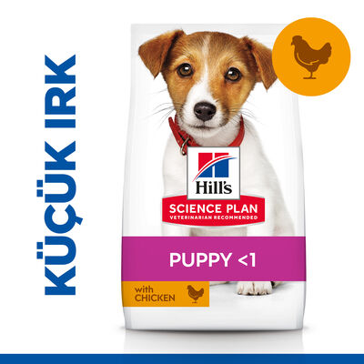 Hills Small & Miniature Puppy Tavuklu Küçük Irk Yavru Köpek Maması 1,5 Kg + Poşet Tutacağı