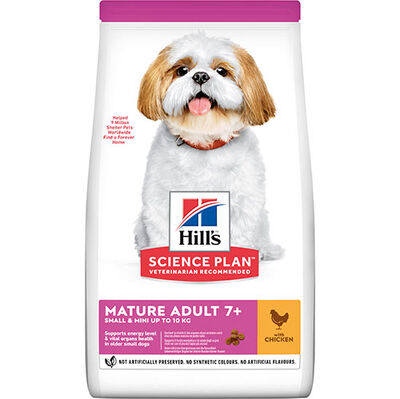 Hills Small Mini Mature Küçük Irk Yaşlı Köpek Maması 1,5 Kg + Oyuncak