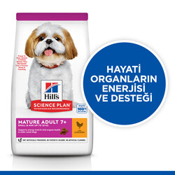 Hills Small Mini Mature Küçük Irk Yaşlı Köpek Maması 1,5 Kg + Oyuncak - Thumbnail