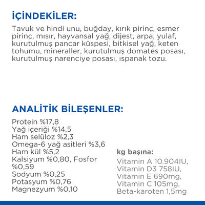 Hills Small Mini Mature Küçük Irk Yaşlı Köpek Maması 1,5 Kg + Oyuncak