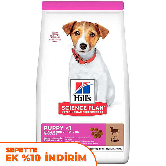 Hills Small & Miniature Puppy Küçük Irk Kuzulu Yavru Köpek Maması 3 Kg - 1