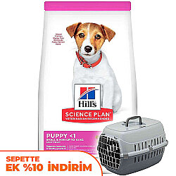 Hills Small Mini Puppy Küçük Irk Kuzulu Yavru Köpek Maması 6 Kg + Moderna Roadrunner Taşıma Çantası Gri 2 - Hills
