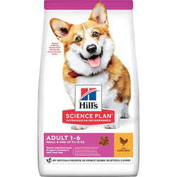 Hills - Hills Small&Miniature Küçük Irk Tavuklu Köpek Maması 6 Kg + 3 Adet Temizlik Mendili