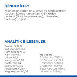 Hills Sterilised Kısırlaştırılmış Ördekli Kedi Maması 3 Kg+ Mama Saklama Kabı - 6
