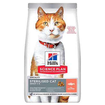 Hills Sterilised Kısırlaştırılmış Somonlu Kedi Maması 3 Kg + Beaphar Malt Macun 100 Gr
