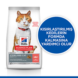 Hills Sterilised Kısırlaştırılmış Somonlu Kedi Maması 3 Kg + Beaphar Malt Macun 100 Gr - Thumbnail