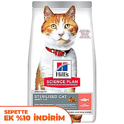 Hills Sterilised Kısırlaştırılmış Somonlu Kedi Maması 15 Kg - Hills