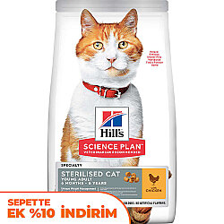 Hills Sterilised Kısırlaştırılmış Tavuklu Kedi Maması 1,5 Kg - Hills