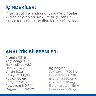 Hills Sterilised Kısırlaştırılmış Tavuklu Kedi Maması 1,5 Kg + Seyyar Mama Kabı