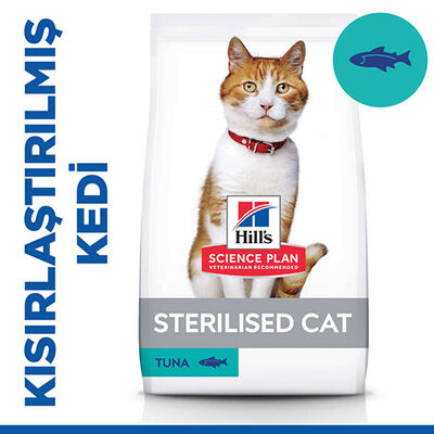 Hill's Sterilised Kısırlaştırılmış Ton Balıklı Kedi Maması 13+2 Kg (Toplam 15 Kg)