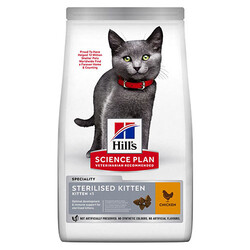 Hill's Sterilised Kitten Kısırlaştırılmış Tavuklu Yavru Kedi Maması 1,5 Kg - Thumbnail