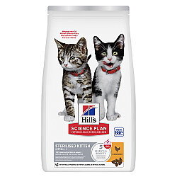 Hill's Sterilised Kitten Kısırlaştırılmış Tavuklu Yavru Kedi Maması 3 Kg - 2