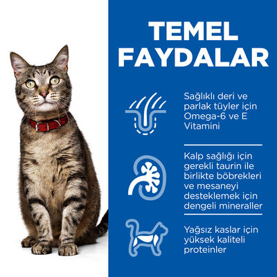 Hills Tavuk Etli Yetişkin Kedi Maması 1,5 Kg + Mama Kabı