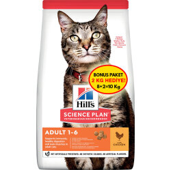 Hills Tavuk Etli Yetişkin Kedi Maması 8+2 Kg (Toplam 10 Kg) - Hills