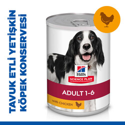 Hills - Hills Tavuk Etli Yetişkin Köpek Konservesi 370 Gr