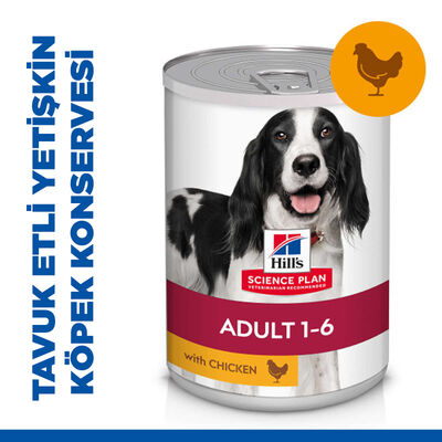 Hills Tavuk Etli Yetişkin Köpek Konservesi 370 Gr