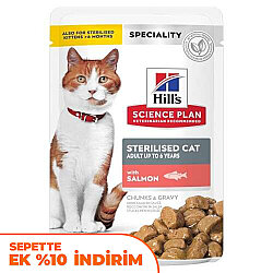 Hills Tender Chunks In Gravy Somonlu Kısırlaştırılmış Kedi Yaş Maması 85 Gr - Hills