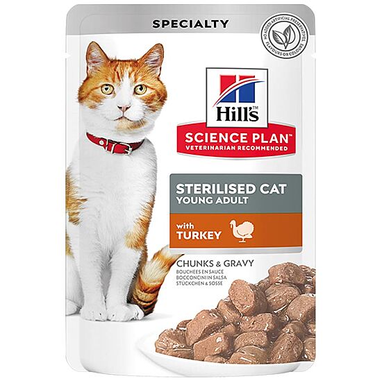 Hills Chunks In Gravy Hindili Kısırlaştırılmış Kedi Yaş Maması 85 Gr - 1