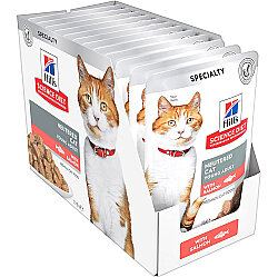 Hills Tender Chunks In Gravy Somonlu Kısırlaştırılmış Kedi Yaş Maması 85 Gr - (12 Adet) - Hills
