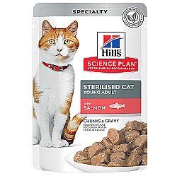 Hills Tender Chunks In Gravy Somonlu Kısırlaştırılmış Kedi Yaş Maması 85 Gr - (12 Adet) - 3