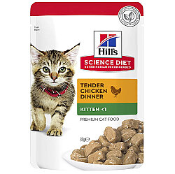 Hills Tender Chunks Kitten Tavuklu Yavru Kedi Yaş Maması 85 Gr - Hills