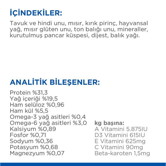 Hills Ton Balıklı Yetişkin Kedi Maması 1,5 Kg + Mama Kabı - 5