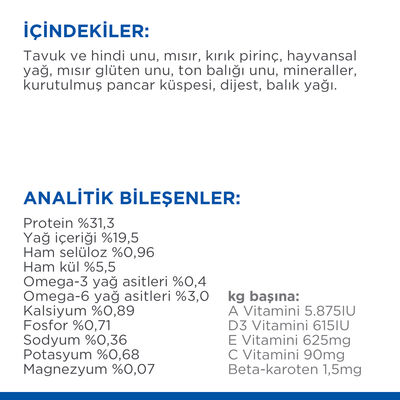 Hills Ton Balıklı Yetişkin Kedi Maması 1,5 Kg