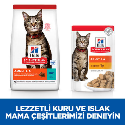 Hills Ton Balıklı Yetişkin Kedi Maması 1,5 Kg