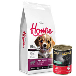 Homie - Homie Pro30 Düşük Tahıllı Kuzulu Yavru Köpek Maması 12 Kg