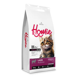 Homie - Homie Kitten Pro38 Düşük Tahıllı Kuzulu Yavru ve Anne Kedi Maması 12 Kg