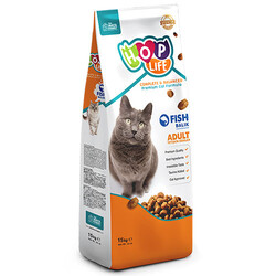 Hop Life Fish Balık Etli Yetişkin Kedi Maması 15 Kg - Hop Life