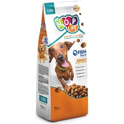 Hop Life Fish Balık Etli Yetişkin Köpek Maması 15 Kg - Hop Life