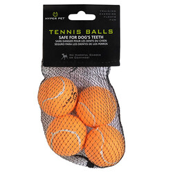 Hyper Pet - Hyper Pet 4 lü Turuncu Tenis Topu (Küçük Boy)