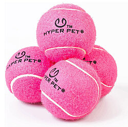 Hyper Pet 4 lü Pembe Tenis Topu (Küçük Boy) - Hyper Pet