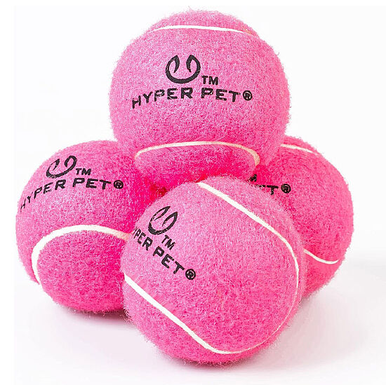 Hyper Pet 4 lü Pembe Tenis Topu (Küçük Boy) - 1