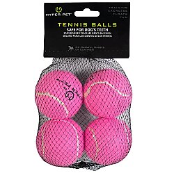 Hyper Pet 4'lü Pembe Tenis Topu (Orta Boy) - Hyper Pet